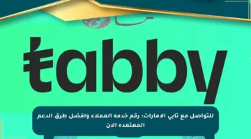 للتواصل مع تابي الإمارات: رقم خدمة العملاء وأفضل طرق الدعم المعتمدة الآن